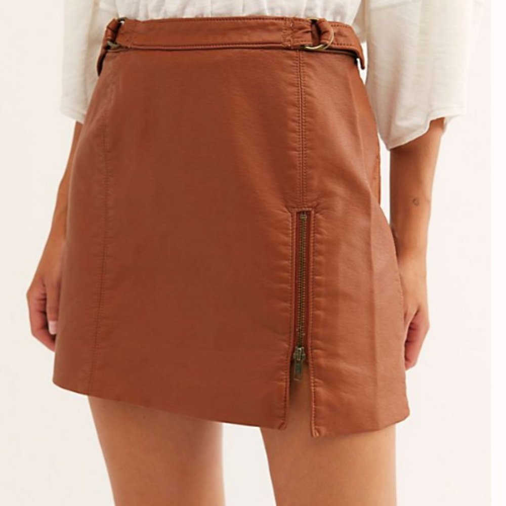 Free People Midnight Magic Skirt - Caramel